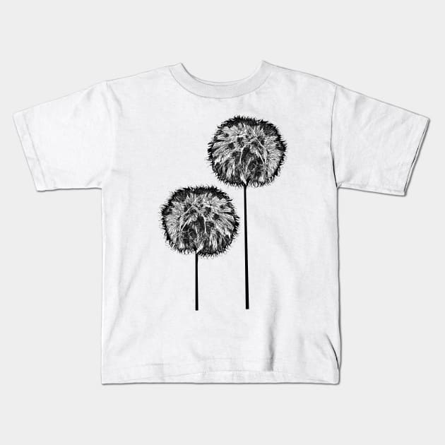 Flower Seed Kids T-Shirt by msmart